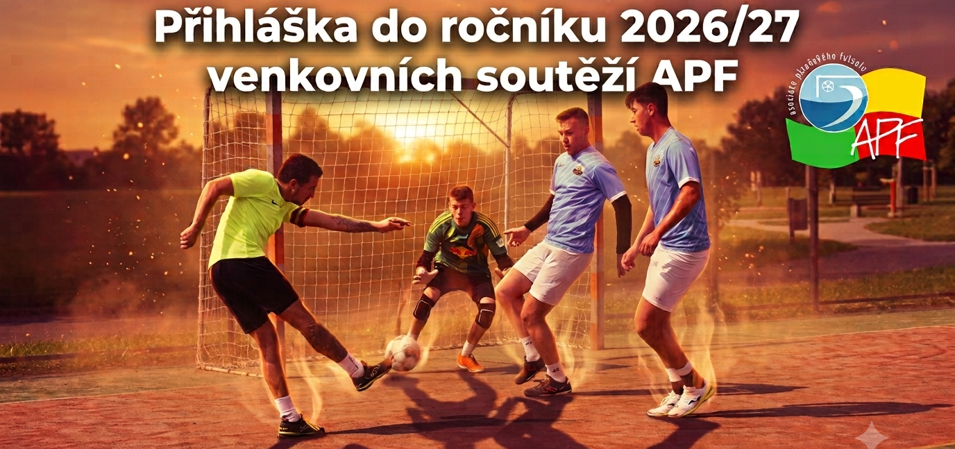 Přihláška do ročníku 2026/27 venkovních soutěží APF